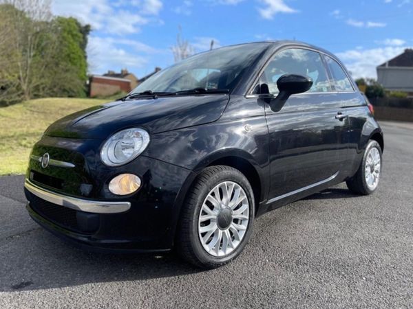 Fiat 500 Hatchback, Petrol, 2015, Black