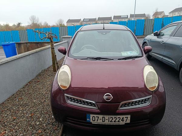 Nissan Micra Hatchback, Petrol, 2007, Red