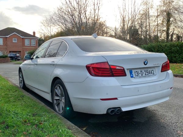 BMW 5-Series Saloon, Diesel, 2013, White