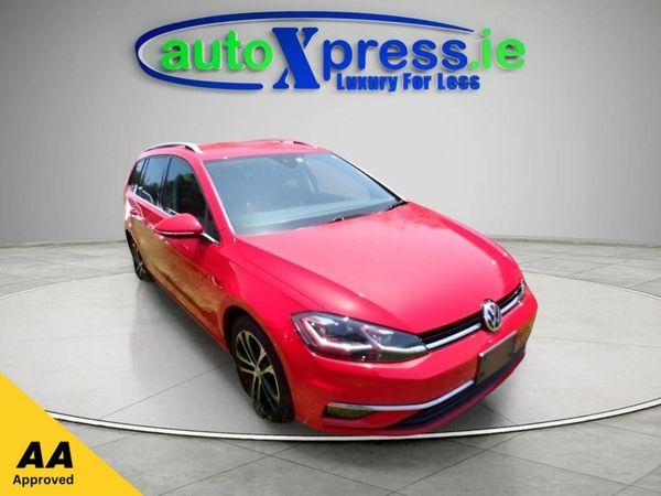 Volkswagen Golf Estate, Petrol, 2020, Red