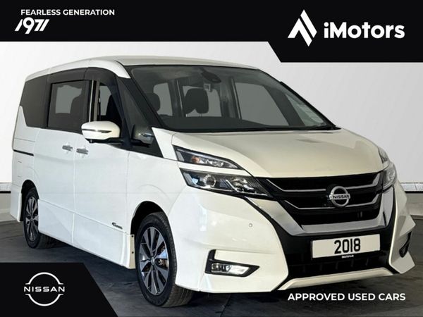 Nissan Serena MPV, Petrol Hybrid, 2018, White