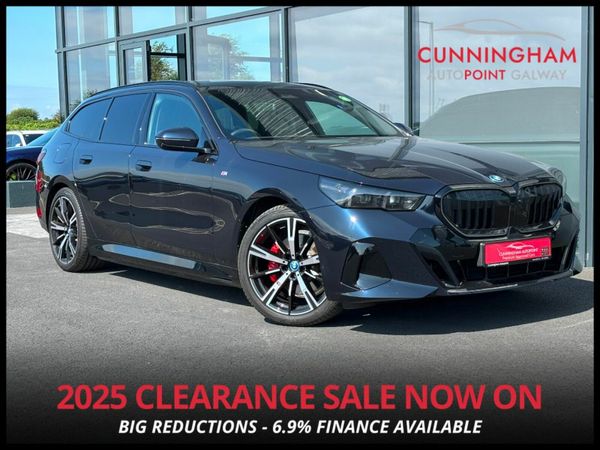 BMW 5-Series Estate, Petrol Plug-in Hybrid, 2025, Black