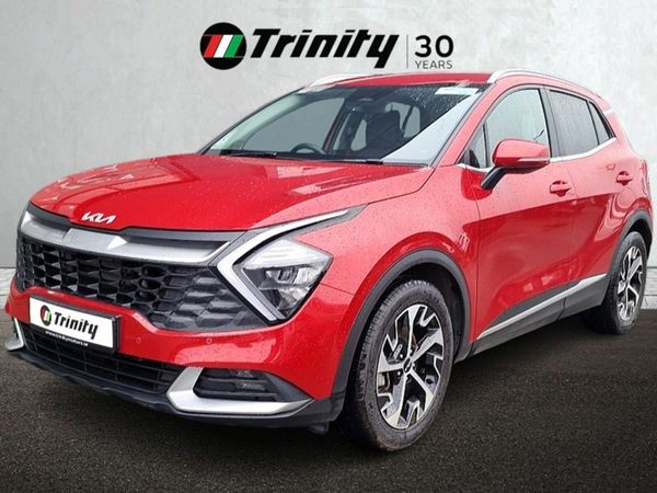Kia Sportage SUV, Diesel Hybrid, 2024, Red