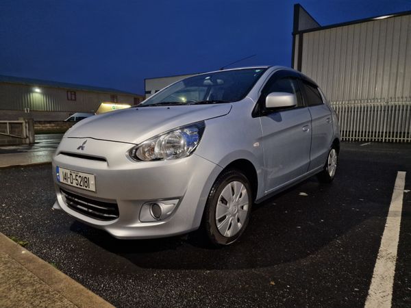 Mitsubishi Mirage Hatchback, Petrol, 2014, Silver