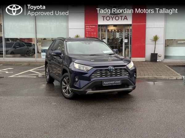 Toyota RAV4 SUV, Petrol Hybrid, 2022, Blue