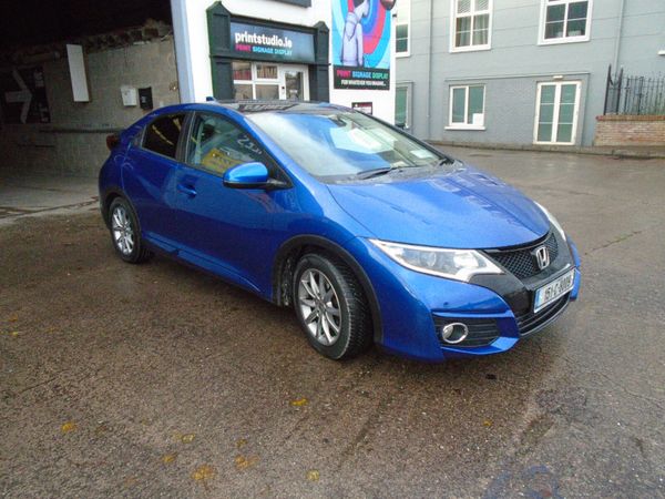 Honda Civic Hatchback, Diesel, 2015, Blue