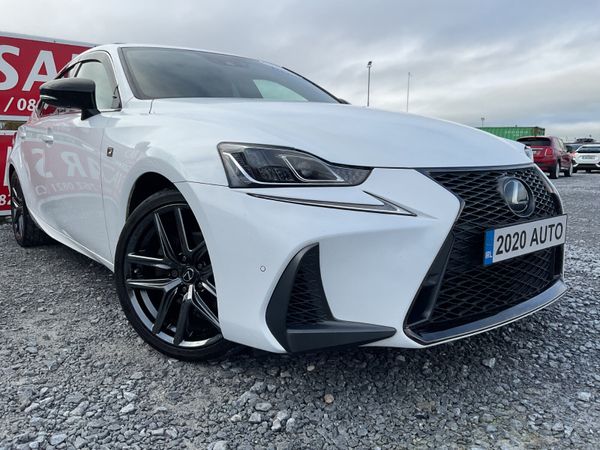 Lexus IS Saloon, Petrol Hybrid, 2020, White