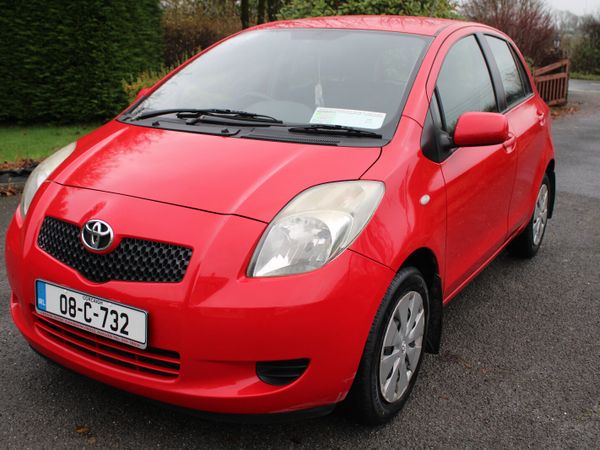 Toyota Yaris Hatchback, Petrol, 2008, Red