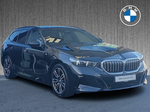 BMW 5-Series Estate, Petrol Plug-in Hybrid, 2025, Black