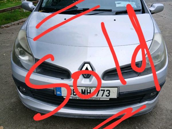 Renault Clio Hatchback, Petrol, 2008, Silver