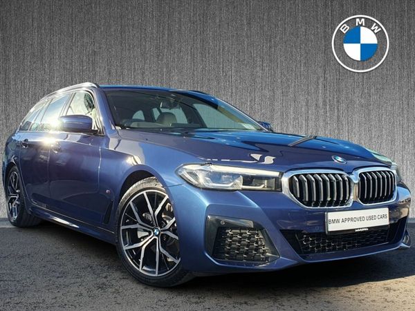 BMW 5-Series Estate, Diesel, 2025, Blue
