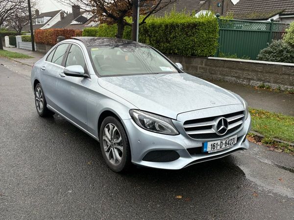 Mercedes-Benz C-Class Saloon, Petrol Plug-in Hybrid, 2016, Silver