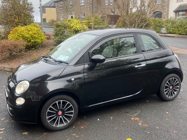 Fiat 500 Hatchback, Petrol, 2012, Black