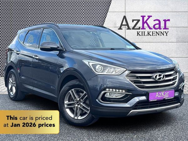 Hyundai Santa Fe SUV, Diesel, 2017, Blue