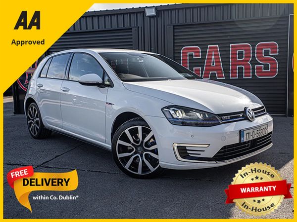 Volkswagen Golf Hatchback, Petrol Plug-in Hybrid, 2017, White
