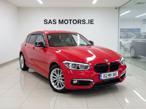 BMW 1-Series Hatchback, Petrol, 2015, Red