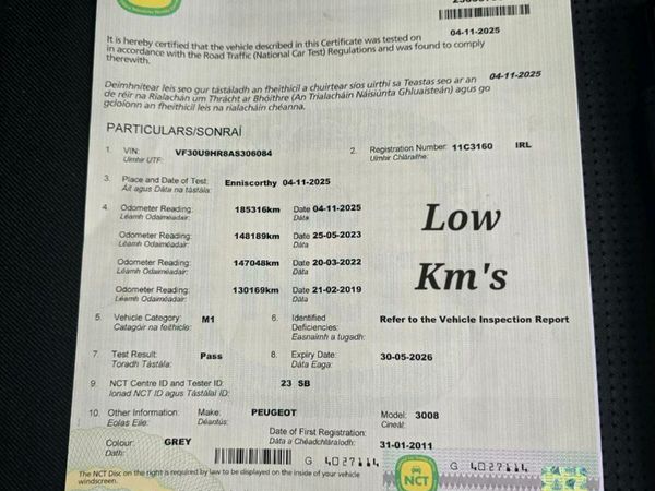 Peugeot 3008 MPV, Diesel, 2011, Grey