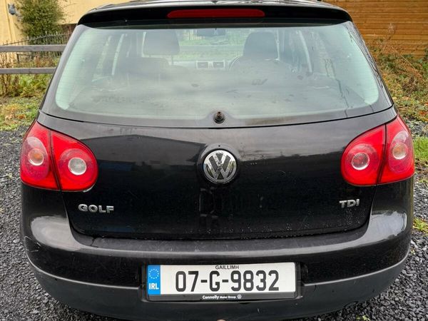 Volkswagen Golf Hatchback, Diesel, 2007, Black