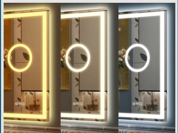 LED Bathroom Mirror Speakers Antifog 60x80cm for sale in Co. Dublin for ...