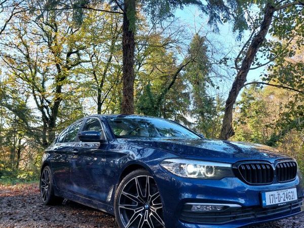 BMW 5-Series Saloon, Diesel, 2017, Blue