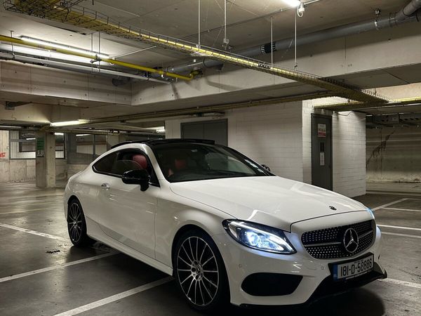 Mercedes-Benz C-Class Coupe, Diesel, 2018, White