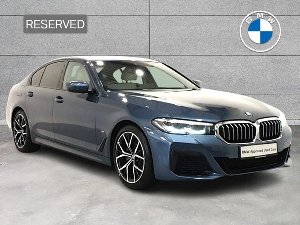 BMW 5-Series Saloon, Petrol, 2023, Blue