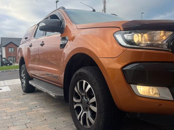 Ford Ranger Crew Cab, Diesel, 2017, Orange