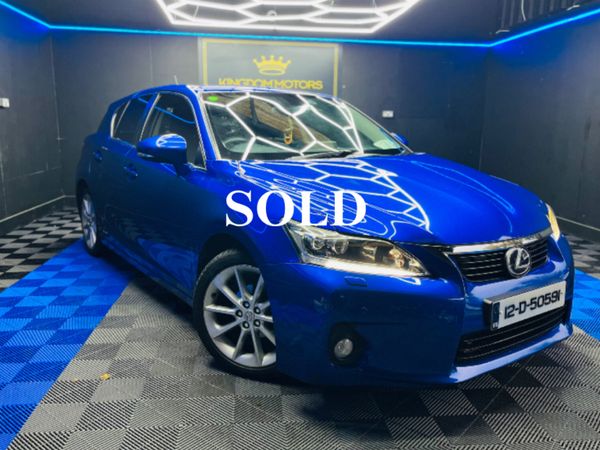 Lexus CT Hatchback, Petrol Hybrid, 2012, Blue