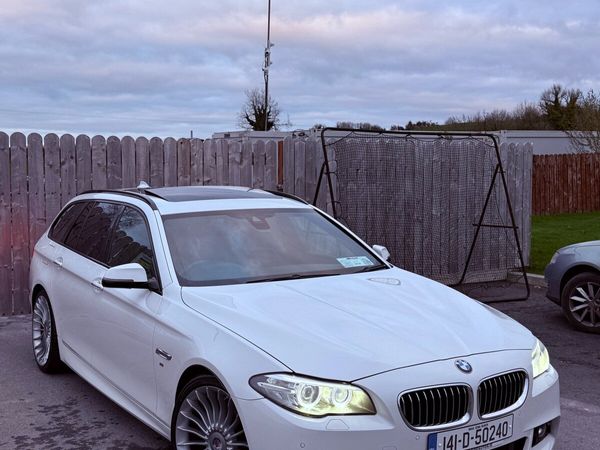 BMW 5-Series Estate, Diesel, 2014, White