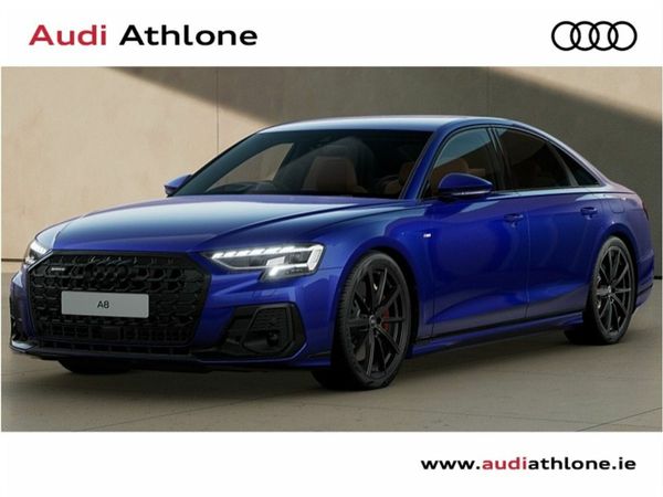 Audi A8 Saloon, Petrol Plug-in Hybrid, 2026, Blue
