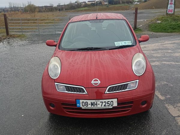 Nissan Micra Hatchback, Petrol, 2008, Red