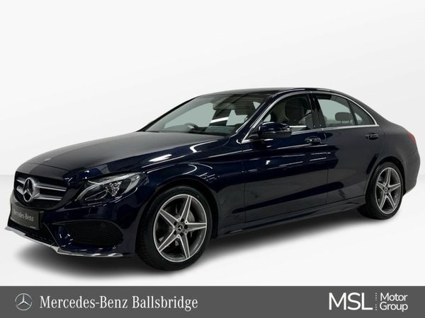 Mercedes-Benz C-Class Saloon, Diesel, 2019, Blue
