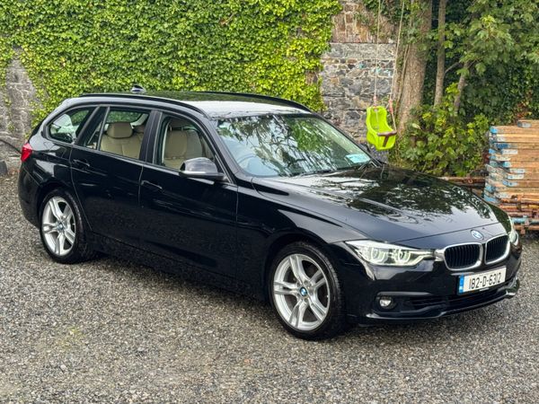 BMW 3-Series Estate, Petrol, 2018, Black