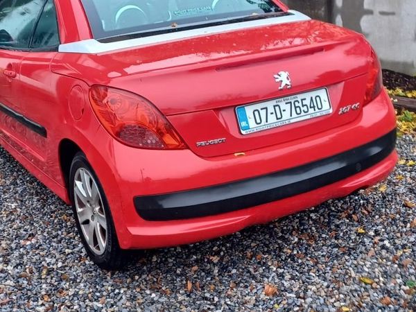 Peugeot 207 Convertible, Petrol, 2007, Red