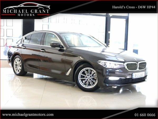 BMW 5-Series Saloon, Diesel, 2018, Brown