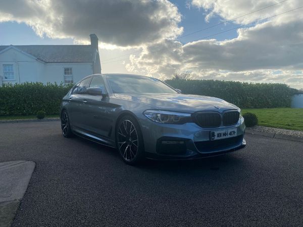 BMW 5-Series Saloon, Diesel, 2018, Blue