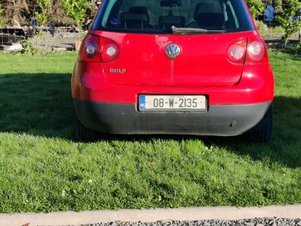 Volkswagen Golf Hatchback, Petrol, 2008, Red