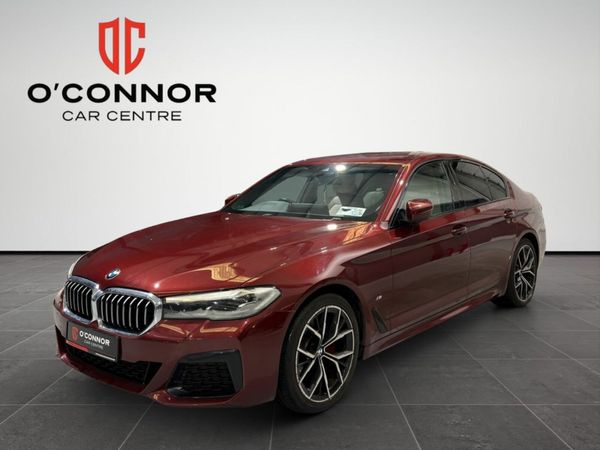 BMW 5-Series Saloon, Diesel, 2022, Red