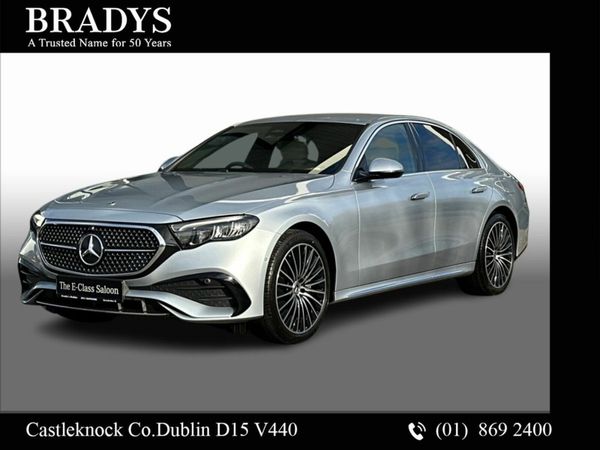 Mercedes-Benz E-Class Saloon, Diesel Plug-in Hybrid, 2026, Silver