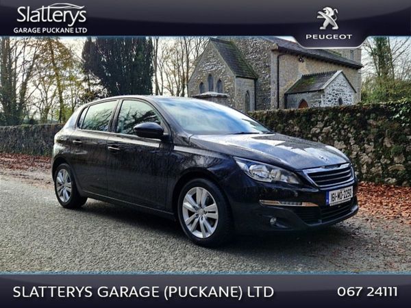 Peugeot 308 Hatchback, Diesel, 2016, Black