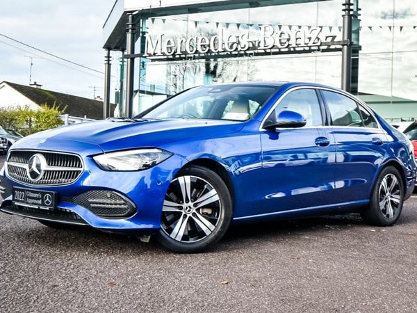 Mercedes-Benz C-Class Saloon, Petrol Hybrid, 2022, Blue