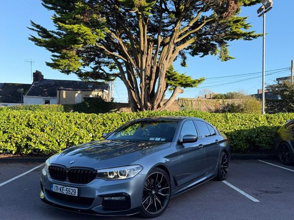 BMW 5-Series Saloon, Diesel, 2017, Blue