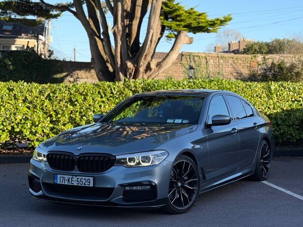 BMW 5-Series Saloon, Diesel, 2017, Blue