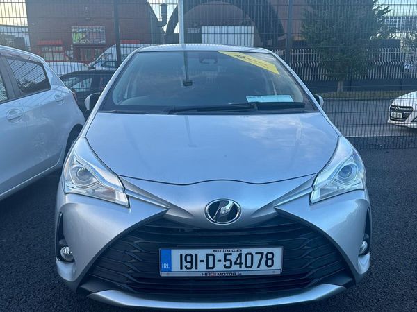 Toyota Vitz Hatchback, Petrol, 2019, Silver