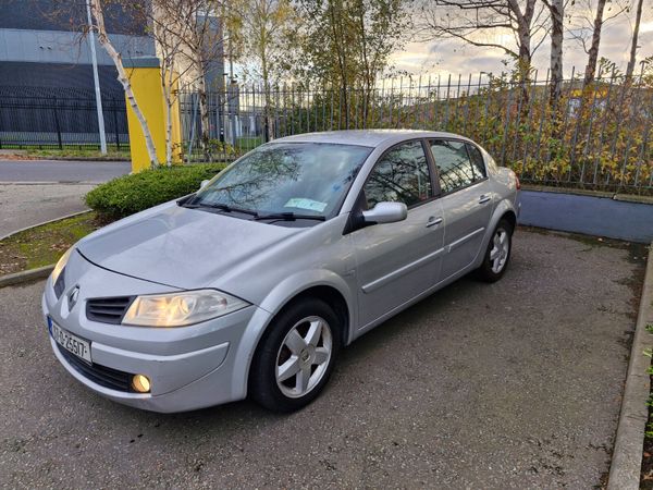 Renault Megane Saloon, Petrol, 2007, Silver