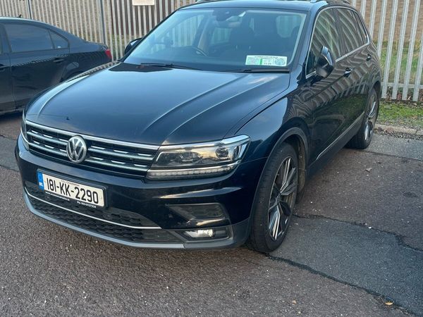 Volkswagen Tiguan SUV, Diesel, 2018, Black
