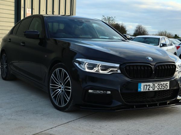 BMW 5-Series Saloon, Petrol, 2017, Black