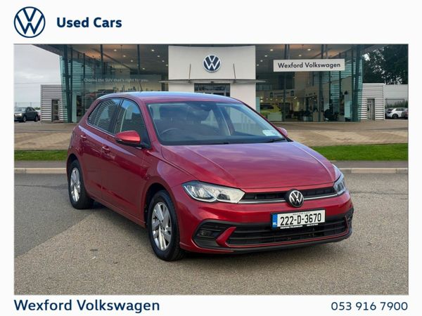Volkswagen Polo Hatchback, Petrol, 2022, Red