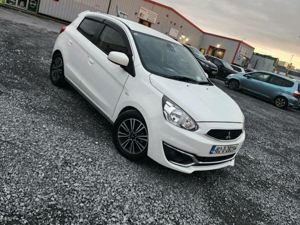 Mitsubishi Mirage Hatchback, Petrol, 2018, White