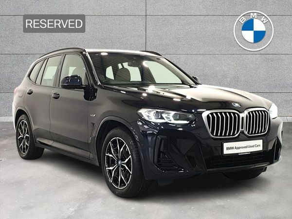 BMW X3 SUV, Petrol Plug-in Hybrid, 2022, Black